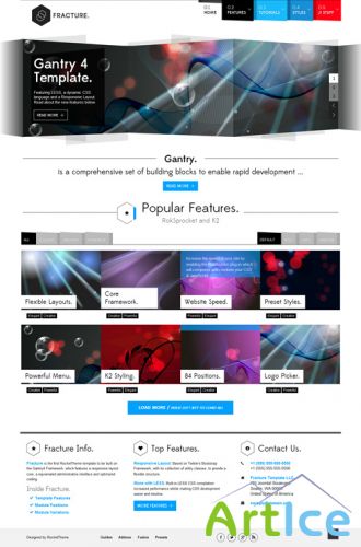 RocketTheme - RT Fracture Template For Joomla 2.5