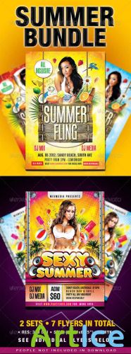 Summer Party Flyer Bundle