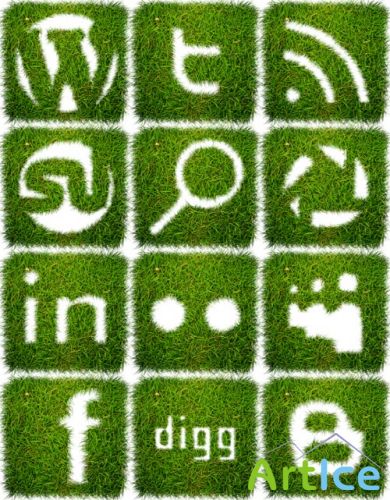 Grass Icons set