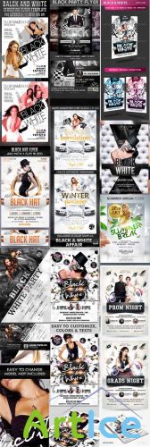 10 White Sensation Flyer Bundle 2