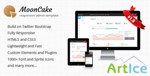 ThemeForest - MoonCake - Responsive Admin Template - RIP