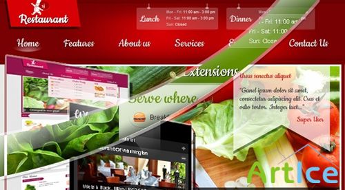 SmartAddons - SJ Restaurant - Joomla! Template For 2.5