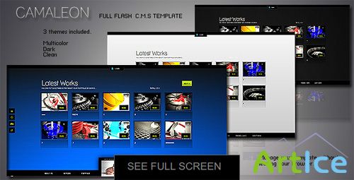 ActiveDen - CAMALEON, Full Flash C.M.S Template