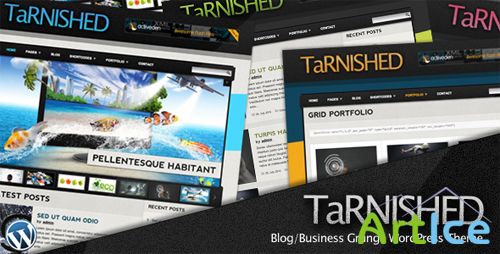 ThemeForest - Tarnished v1.0.5: Blog/Business Grunge WordPress Theme