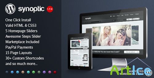 ThemeForest - Synoptic v1.7.0 - Premium WordPress Template