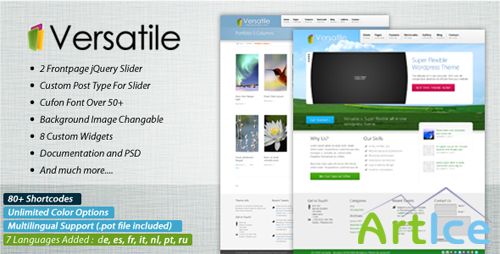 ThemeForest - Versatile v1.4 - Premium Corporate & Portfolio WP Theme (Reupload)