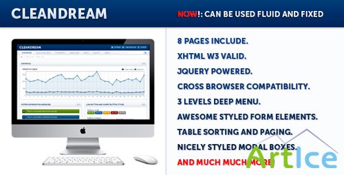 ThemeForest - CleanDream - Admin Template