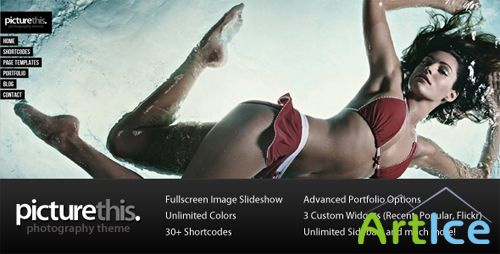 ThemeForest - PictureThis v1.3 - Fullscreen Portfolio WordPress Theme