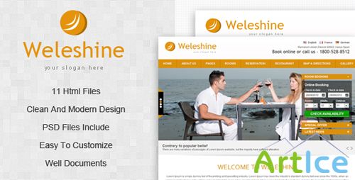 ThemeForest - Weleshine Hotel Template