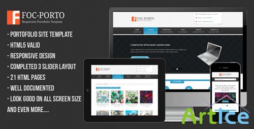 ThemeForest - Focporto Responsive Portofolio Template