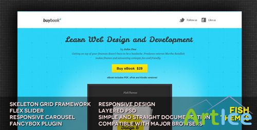 ThemeForest - BuyBook Responsive Landing Page