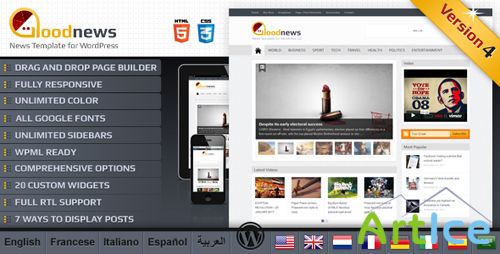 ThemeForest - Goodnews v4.1.1 - Premium WordPress NewsMagazine