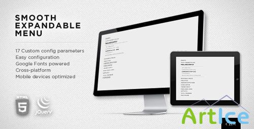 CodeCanyon - Smooth Expandable Menu