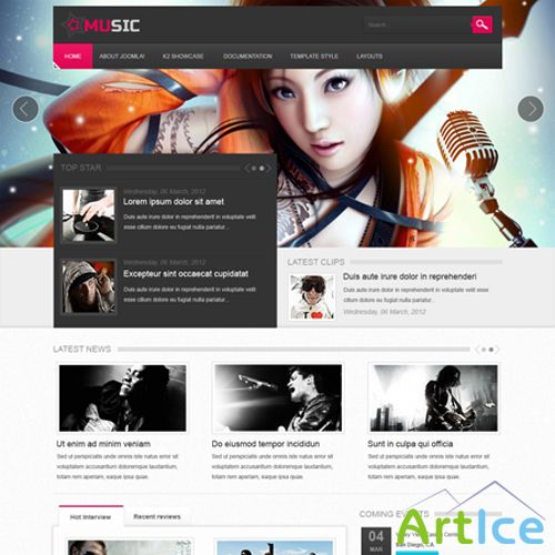 VTem - VT - Music Template For Joomla 2.5