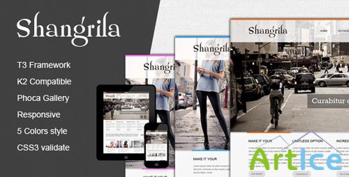 TemPlaza - TZ Shangrila Joomla 2.5 Template