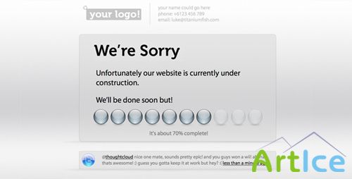 ThemeForest - Under Construction (With BALLSY progress bar!)