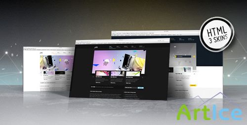 ThemeForest - XHTMLCSS Arrowhead Template - 3 Skins