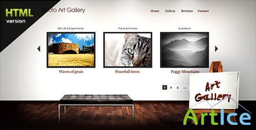 ThemeForest - Art Gallery - Photography, Illustration and Design