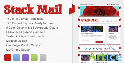 ThemeForest - Stack Mail - Email Template