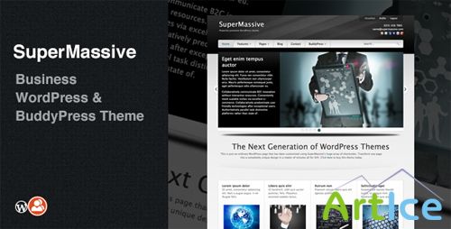 ThemeForest - SuperMassive v4.2 - Business WordPressBuddyPress Theme