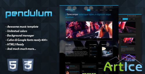 ThemeForest - PENDULUM v1.4.2 - Premium Wordpress Theme