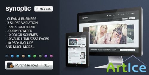 ThemeForest - Synoptic Premium HTML & CSS3 Template