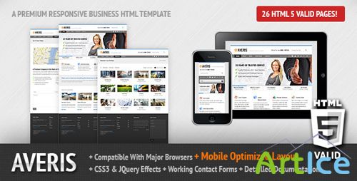 ThemeForest - Averis Responsive Business HTML Template