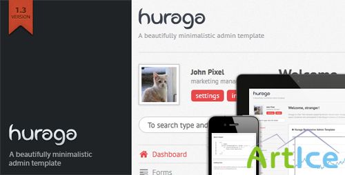 ThemeForest - Huraga v1.3 - Responsive Admin Template