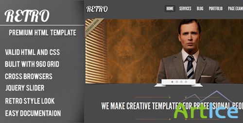 ThemeForest - Retro Site Template