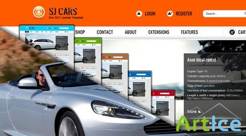 SmartAddons - Sj Cars v1.2 - Template For Joomla 2.5 - Retail