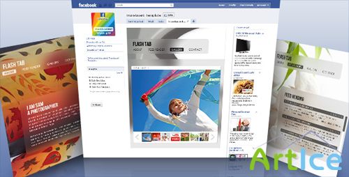 ActiveDen - Translucent - Facebook Fan Page Template (FB Timeline Resized) RETAIL