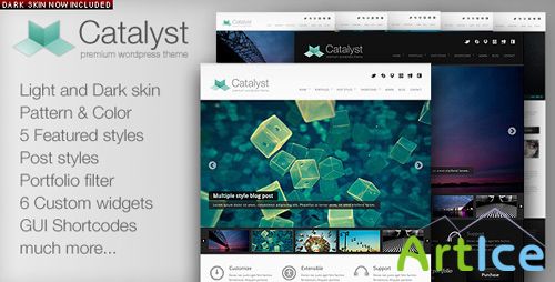 ThemeForest - Catalyst v1.3.0 - Wordpress Portfolio Theme