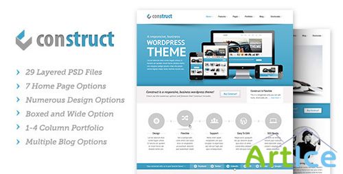 ThemeForest - Construct | PSD