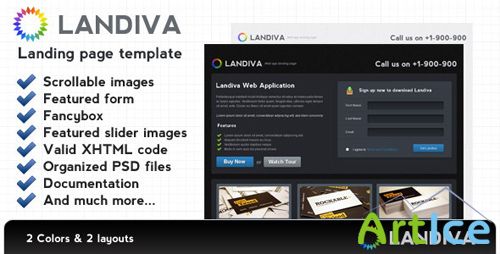 ThemeForest - Landiva landing page