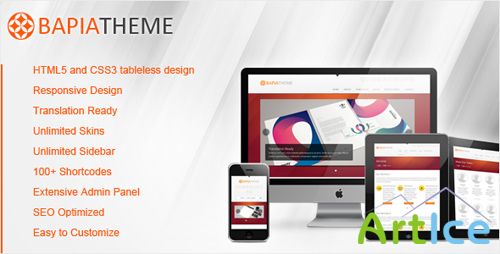 ThemeForest - Bapia - Responsive Business WordPress Theme