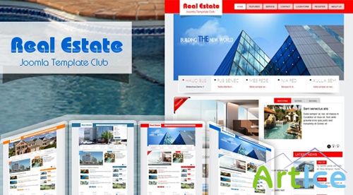 SmartAddons - SJ Real Estate v1.1 - Template For Joomla 2.5 - Retail