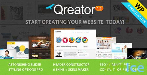 ThemeForest - Qreator v1.5 - Responsive Premium WordPress Theme