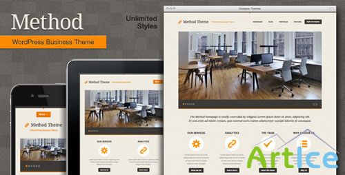 ThemeForest - Method, a Responsive Business Theme for WordPress