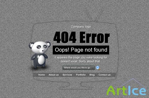 ThemeForest - 404 Error Screen