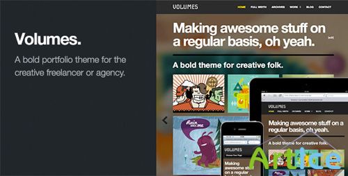 ThemeForest - Volumes v1.0.2 - Responsive Portfolio WordPress Theme