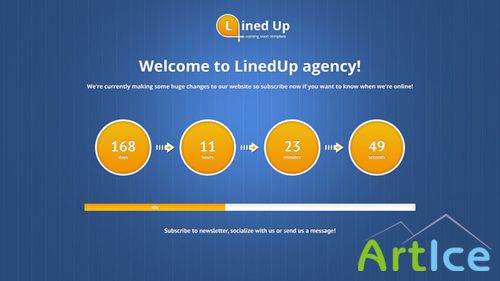 ThemeForest - LinedUp Responsive Coming Soon Template