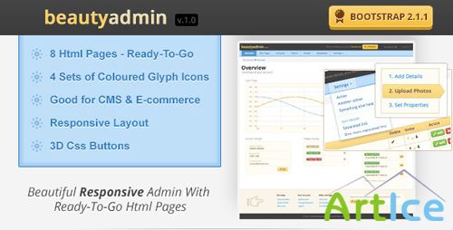 ThemeForest - BeautyAdmin - Responsive Admin Template