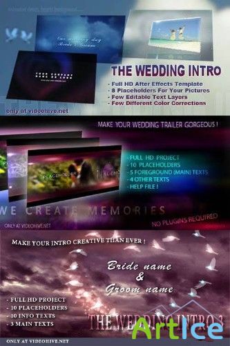 The Wedding Intro 1, 2, 3 - Project for After Effects (VideoHive)