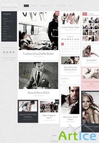 Gavick - GK Fashion v3.5 Template For Joomla 3.0