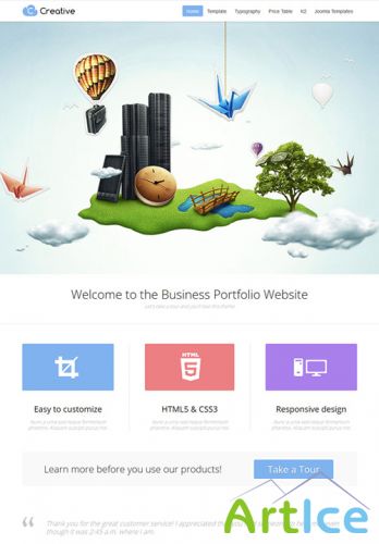 Gavick - GK Creative v3.5 Template For Joomla 3.0