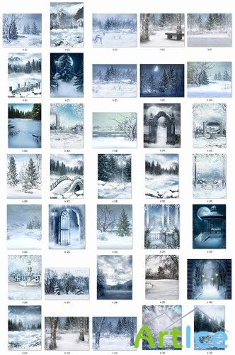 35 Winter Natural Backgrounds