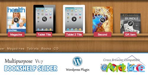 CodeCanyon - Multipurpose Bookshelf Slider - Wordpress Plugin v1.7