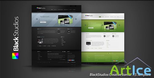 ThemeForest - BlackStudios v1.3.0 Creative Joomla! 2.5 Template