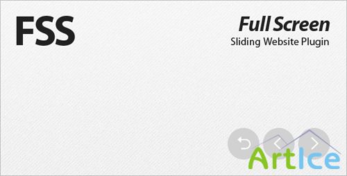 CodeCanyon - FSS - Full Screen Sliding Website Plugin