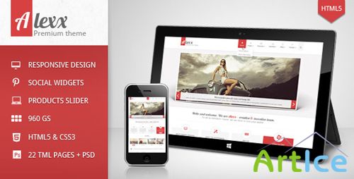 ThemeForest - Alexx - Multipurpose HTML5 Theme